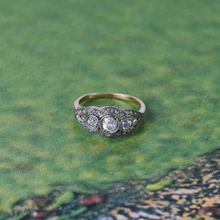 ANILLO BELLE EPOQUE, FRANCIA CIRCA 1910