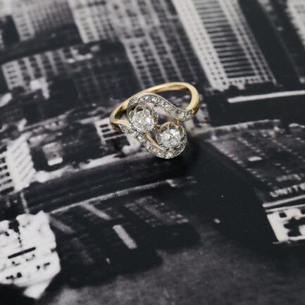 ANILLO TOI ET MOI DE ESTILO BELLE ÉPOQUE, FRANCIA